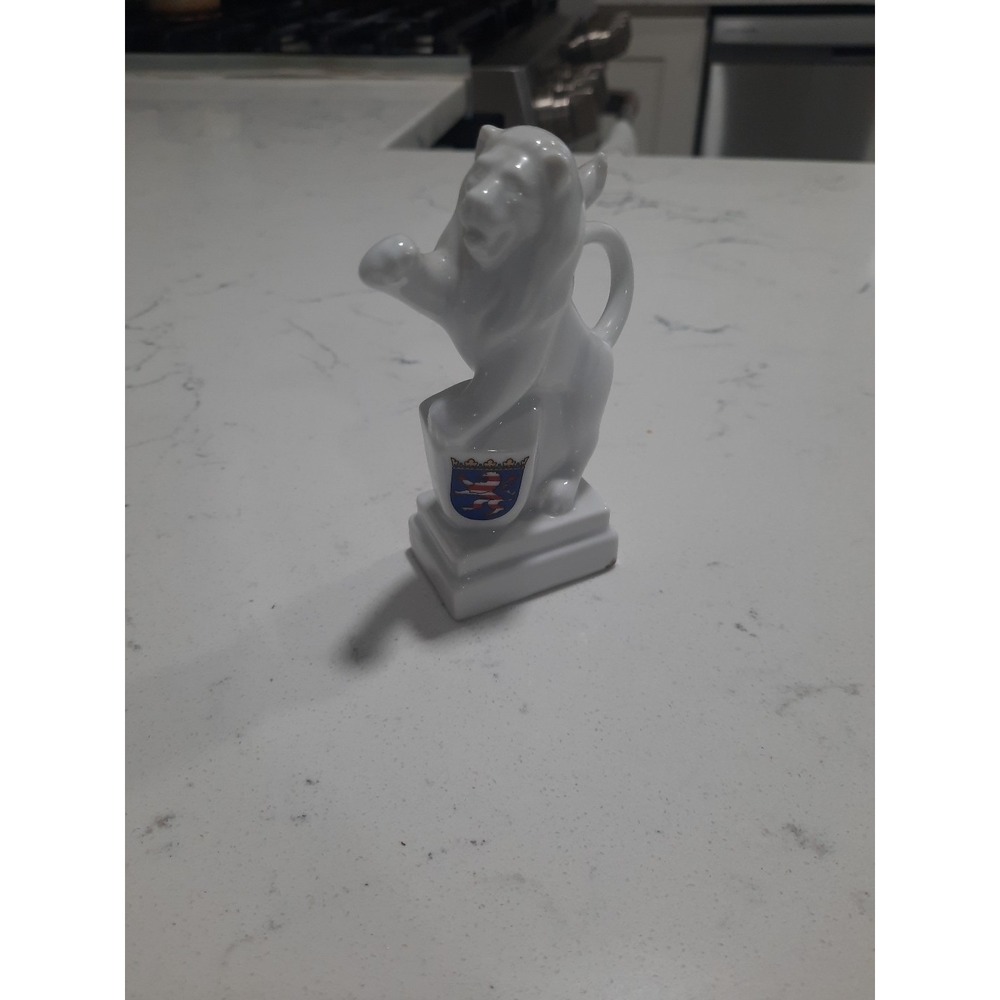 Hochst Porcelain Lion With Shield